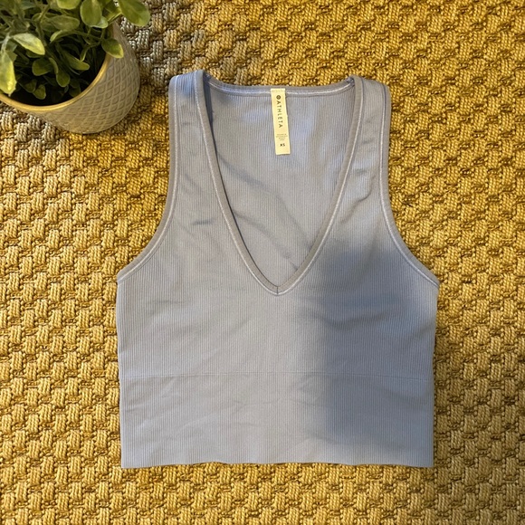 Athleta Aurora Seamless Crop Rib Tank - Picture 2 of 4